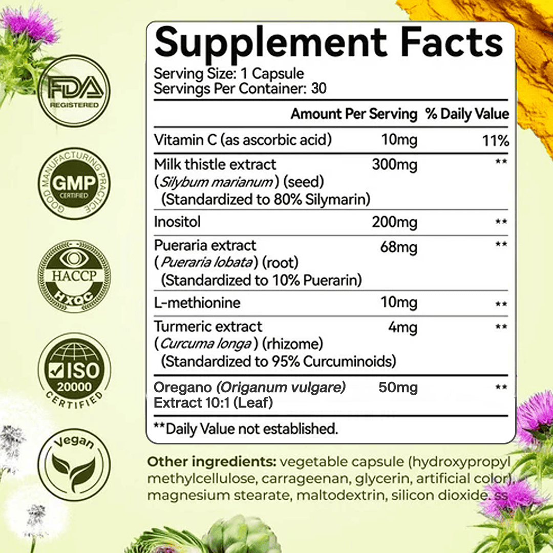 Uvora - Milk Thistle Gut Detox