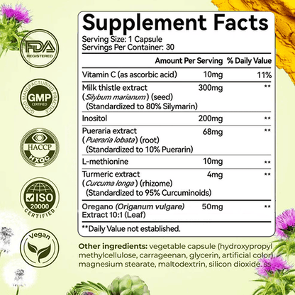 Uvora - Milk Thistle Gut Detox